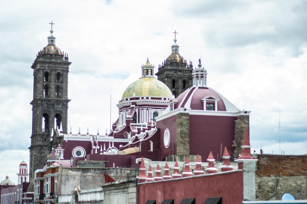 La Fuente Catedral Hotel Puebla Eksteriør billede